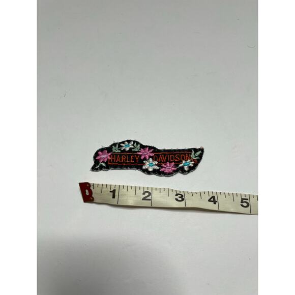 HARLEY DAVIDSON VINTAGE FLOWER PATCH - Picture 3 of 3